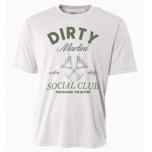 Dirty Martini Social Club Cocktail Bachelorette Cooling Performance Crew T-Shirt