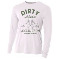 Dirty Martini Social Club Cocktail Bachelorette Cooling Performance Long Sleeve Crew