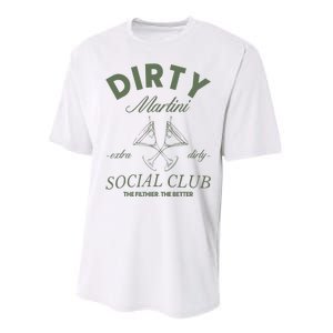 Dirty Martini Social Club Cocktail Bachelorette Performance Sprint T-Shirt