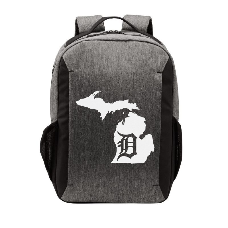 Detroit Michigan State Map Silhouette D United States Vector Backpack