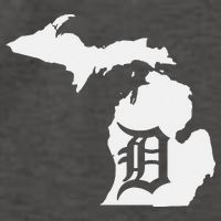 Detroit Michigan State Map Silhouette D United States Vector Backpack