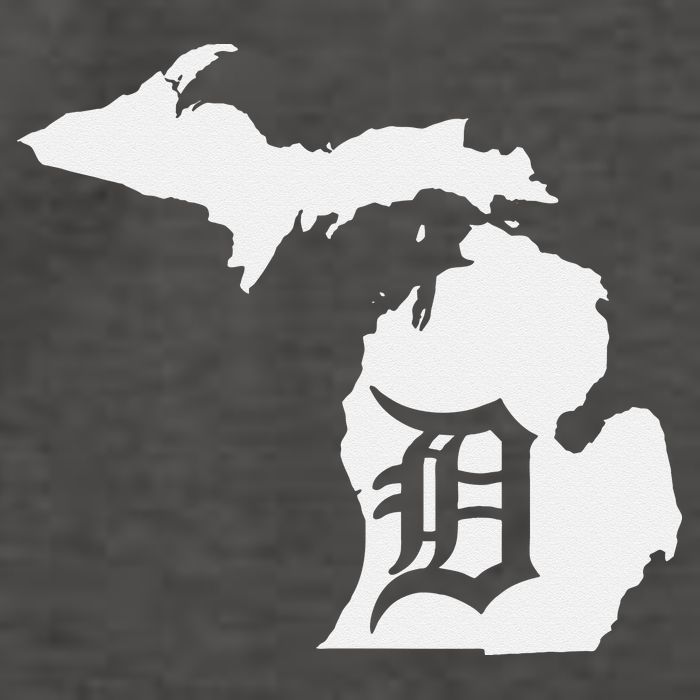 Detroit Michigan State Map Silhouette D United States Vector Backpack