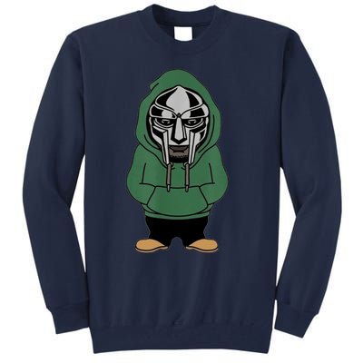 Doom Mask Super Villain All Caps Rap Tall Sweatshirt