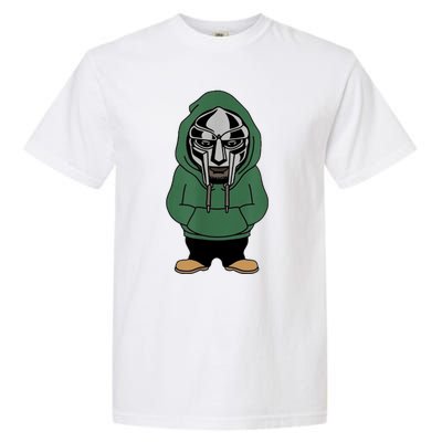 Doom Mask Super Villain All Caps Rap Garment-Dyed Heavyweight T-Shirt