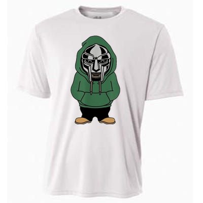 Doom Mask Super Villain All Caps Rap Cooling Performance Crew T-Shirt