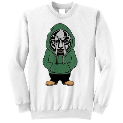 Doom Mask Super Villain All Caps Rap Sweatshirt