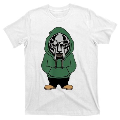 Doom Mask Super Villain All Caps Rap T-Shirt