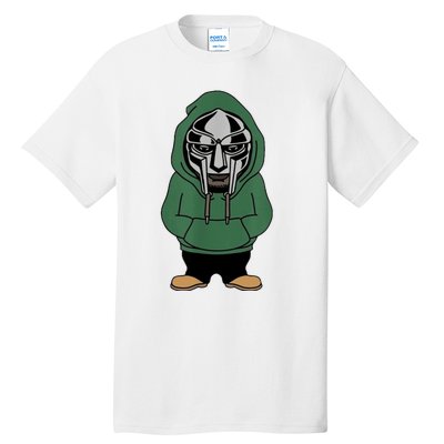 Doom Mask Super Villain All Caps Rap Tall T-Shirt