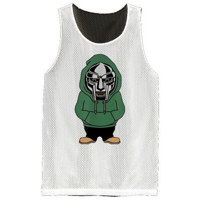 Doom Mask Super Villain All Caps Rap Mesh Reversible Basketball Jersey Tank