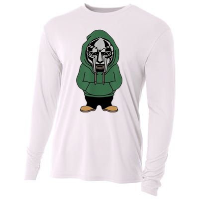 Doom Mask Super Villain All Caps Rap Cooling Performance Long Sleeve Crew