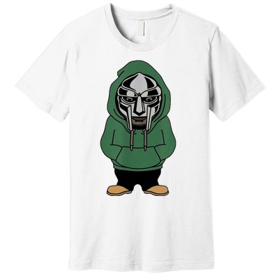 Doom Mask Super Villain All Caps Rap Premium T-Shirt