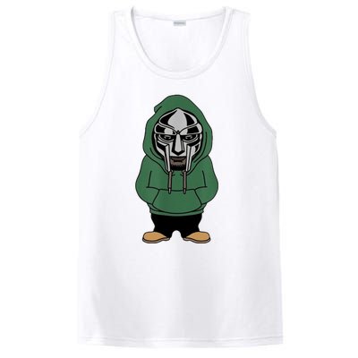 Doom Mask Super Villain All Caps Rap PosiCharge Competitor Tank