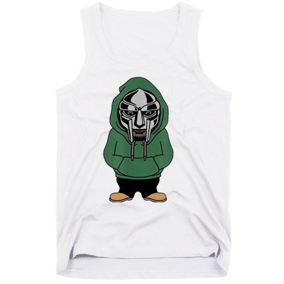 Doom Mask Super Villain All Caps Rap Tank Top