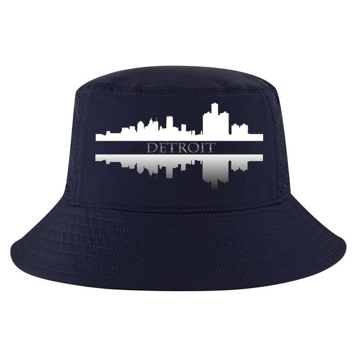 Detroit Mirrored Skyline Cool Comfort Performance Bucket Hat