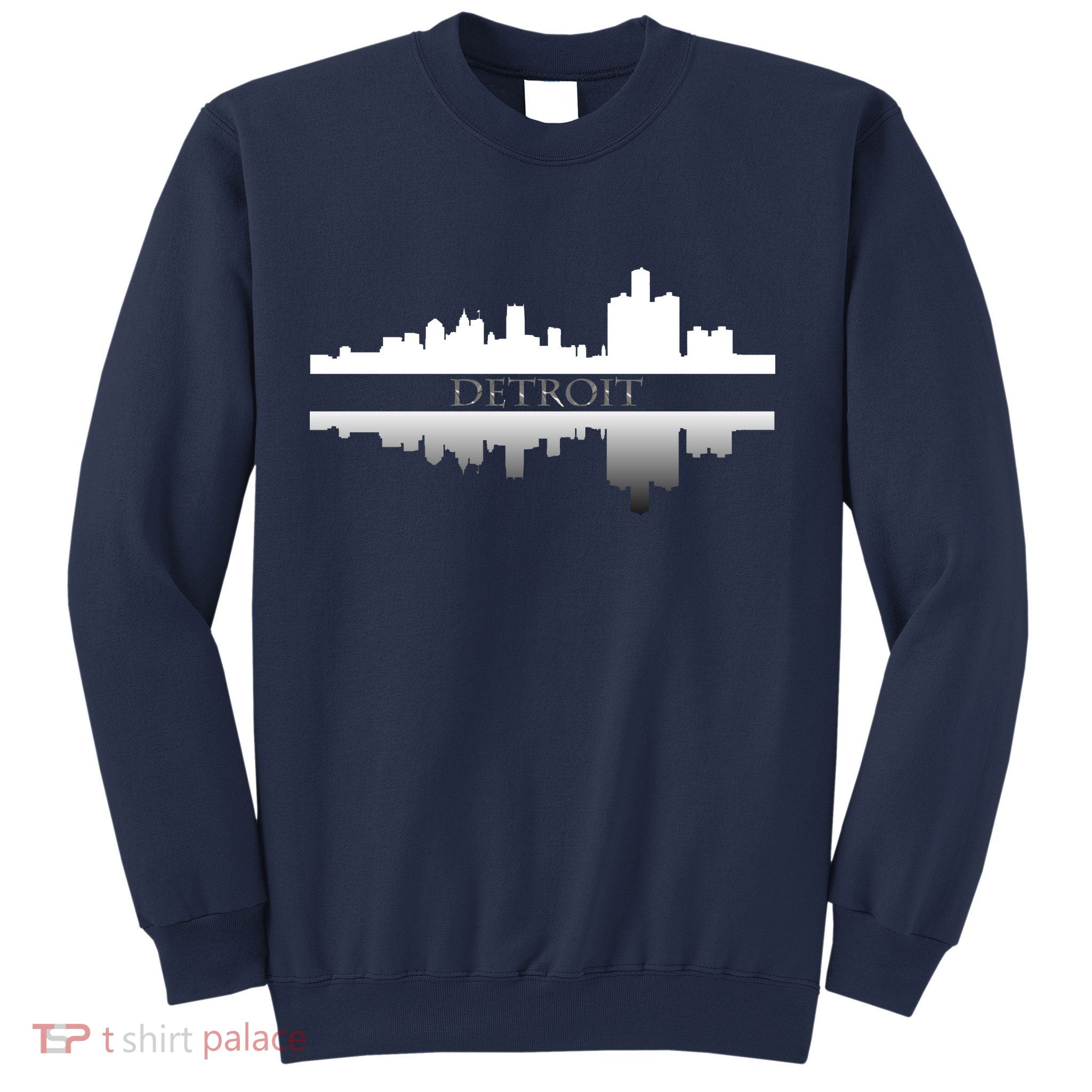 Detroit Mirrored Skyline Sweatshirt