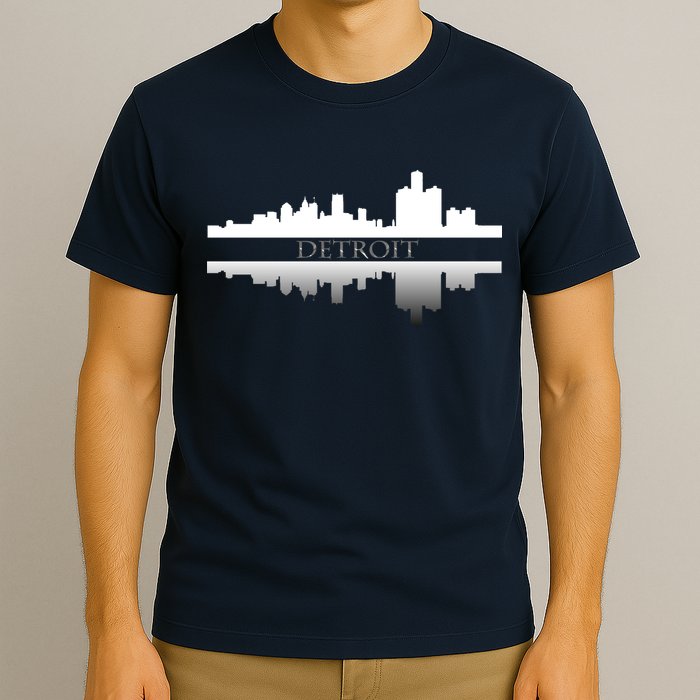 Detroit Mirrored Skyline T-Shirt