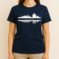 Detroit Mirrored Skyline T-Shirt