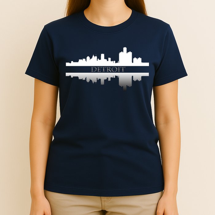 Detroit Mirrored Skyline T-Shirt