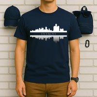 Detroit Mirrored Skyline T-Shirt