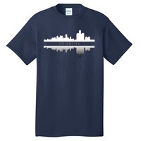 Detroit Mirrored Skyline Tall T-Shirt