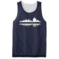 Detroit Mirrored Skyline Mesh Reversible Basketball Jersey Tank