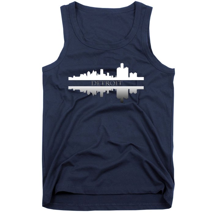 Detroit Mirrored Skyline Tank Top