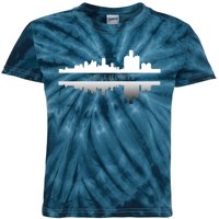 Detroit Mirrored Skyline Kids Tie-Dye T-Shirt