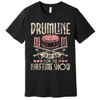 Drumline Mom Snare Drum Drummer Marching Band Drumming Premium T-Shirt