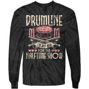 Drumline Mom Snare Drum Drummer Marching Band Drumming Tie-Dye Long Sleeve Shirt