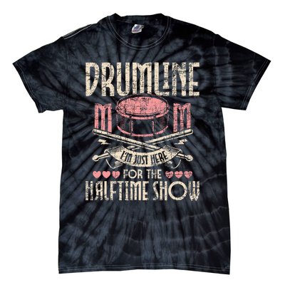 Drumline Mom Snare Drum Drummer Marching Band Drumming Tie-Dye T-Shirt