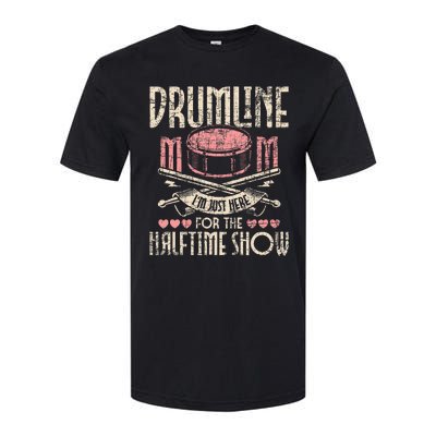 Drumline Mom Snare Drum Drummer Marching Band Drumming Softstyle® CVC T-Shirt