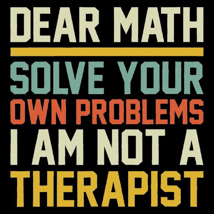 Dear Math Solve Your Own Problems Funny Sarcastic 16 in Basic Backpack