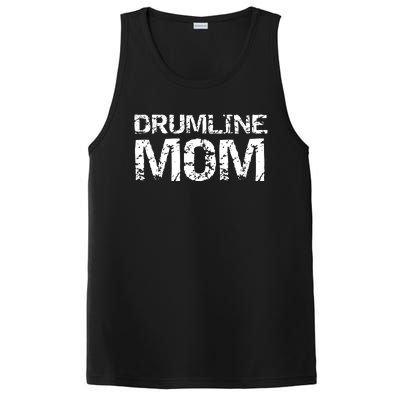 Drumline Mom Shirts Cute Marching Band Mother Drummer PosiCharge Competitor Tank