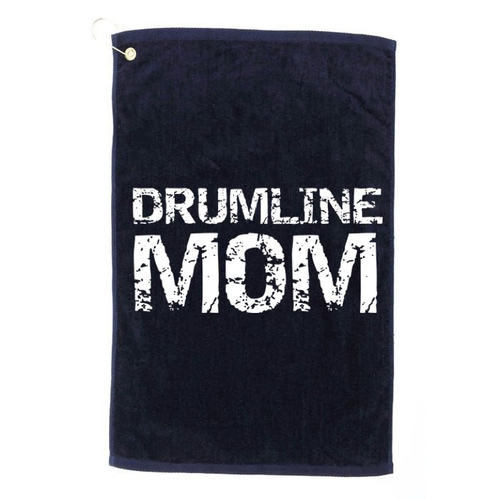 Drumline Mom Shirts Cute Marching Band Mother Drummer Platinum Collection Golf Towel