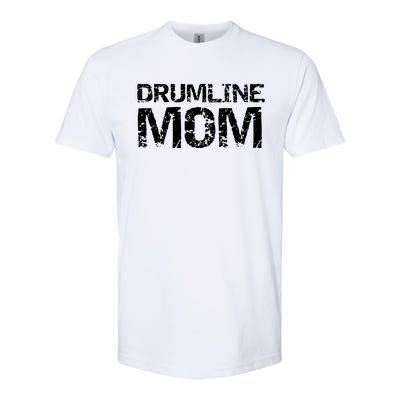 Drumline Mom Shirts Cute Marching Band Mother Drummer Softstyle® CVC T-Shirt