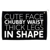 Dr. Marcus Shepard Wearing Cute Face Chubby Waist Thick Legs In Shape Grommeted Golf Towel