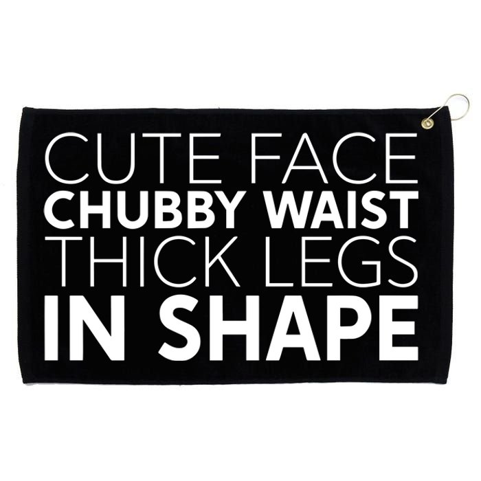 Dr. Marcus Shepard Wearing Cute Face Chubby Waist Thick Legs In Shape Grommeted Golf Towel