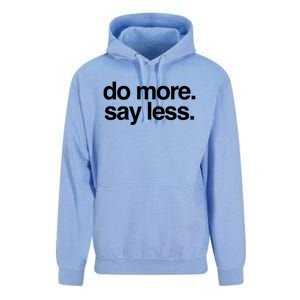 Do More Say Less Gift Unisex Surf Hoodie