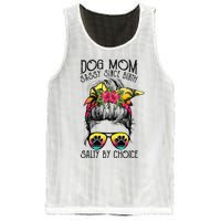 Dog Mom Sassy Since Birth Salty By Choice Funny Summer Beach Mesh Reversible Basketball Jersey Tank