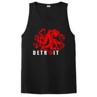 Detroit Michigan Souvenir Octopus Kraken Detroit PosiCharge Competitor Tank