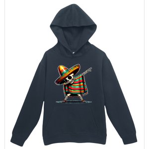 Dabbing Mexican Skeleton Poncho Cinco De Mayo LetS Fiesta Urban Pullover Hoodie