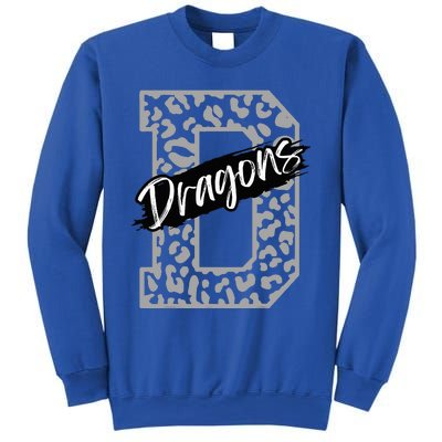 Dragons Mascot School Sports Spirit Games Day Sport Fan Team Sweatshirt