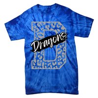 Dragons Mascot School Sports Spirit Games Day Sport Fan Team Tie-Dye T-Shirt