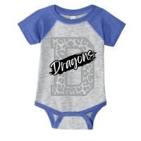 Dragons Mascot School Sports Spirit Games Day Sport Fan Team Infant Baby Jersey Bodysuit