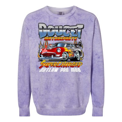 Doucet Motorsport Supercharged Outlaw Pro Mod Colorblast Crewneck Sweatshirt