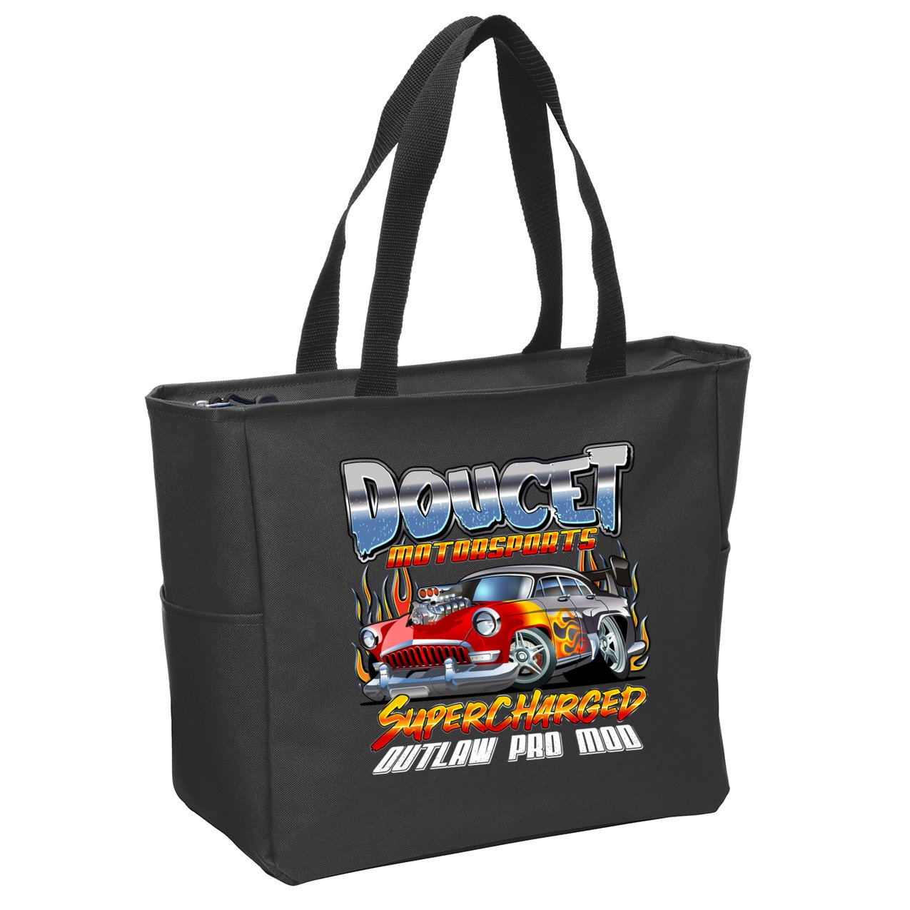 Doucet Motorsport Supercharged Outlaw Pro Mod Zip Tote Bag