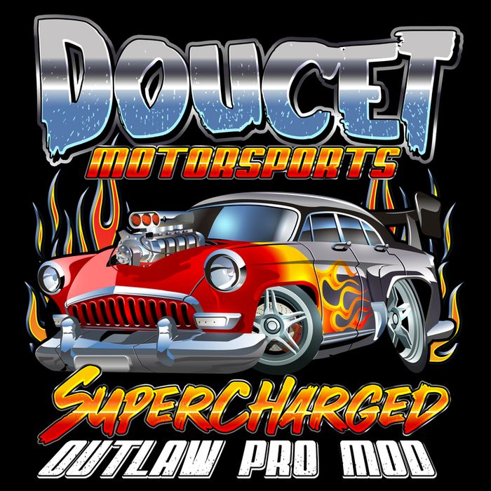 Doucet Motorsport Supercharged Outlaw Pro Mod Zip Tote Bag
