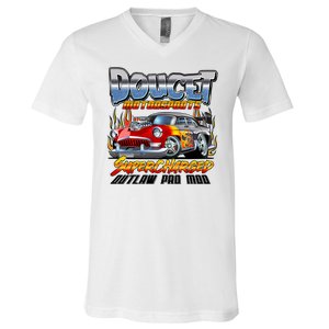 Doucet Motorsport Supercharged Outlaw Pro Mod V-Neck T-Shirt