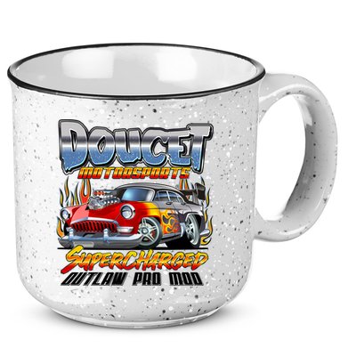 Doucet Motorsport Supercharged Outlaw Pro Mod 15oz Campfire Ceramic Mug