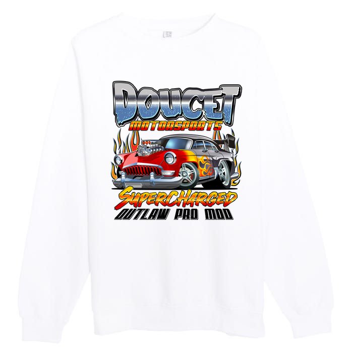 Doucet Motorsport Supercharged Outlaw Pro Mod Premium Crewneck Sweatshirt